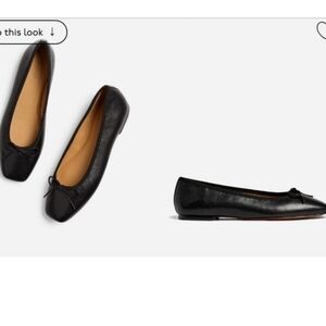 Madewell Anelise Ballet Flats - Black - Size 9.5 - NWOB